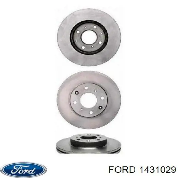 1431029 Ford Молдинг бампера заднього, лівий