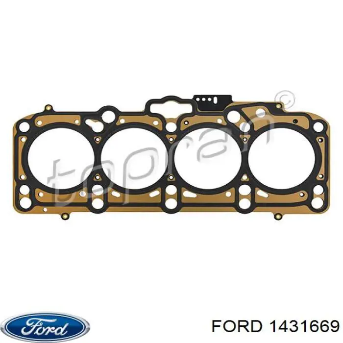 1431669 Ford прокладка головки блока циліндрів (гбц)