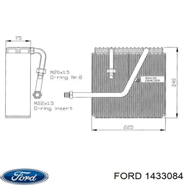 Купити 1433084 Ford Вмикач ліхтарів заднього ходу