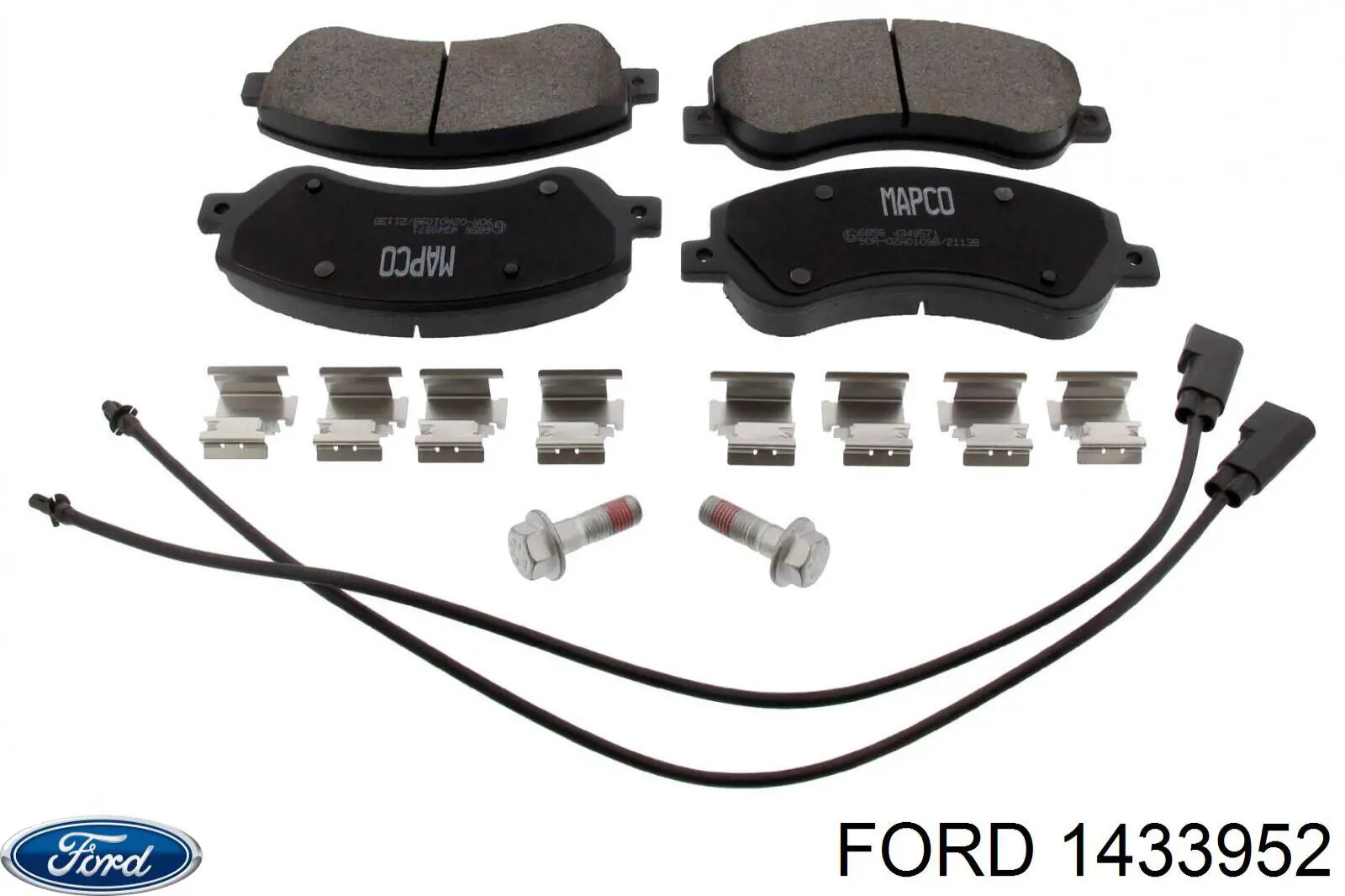 Гальмівні колодки Ford 1433952 ціна, від 25.13 USD