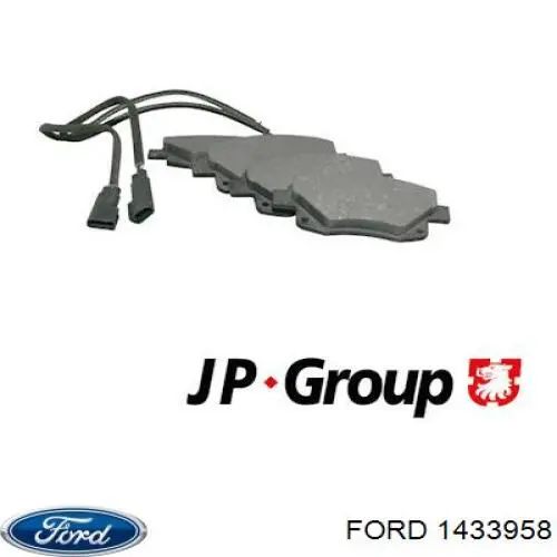 Задні гальмівні колодки 1433958 Ford