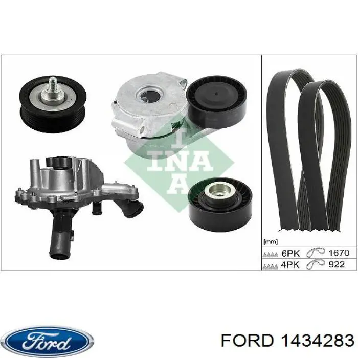 Клиновий ремінь Ford 1434283 ціна, від 12.06 USD