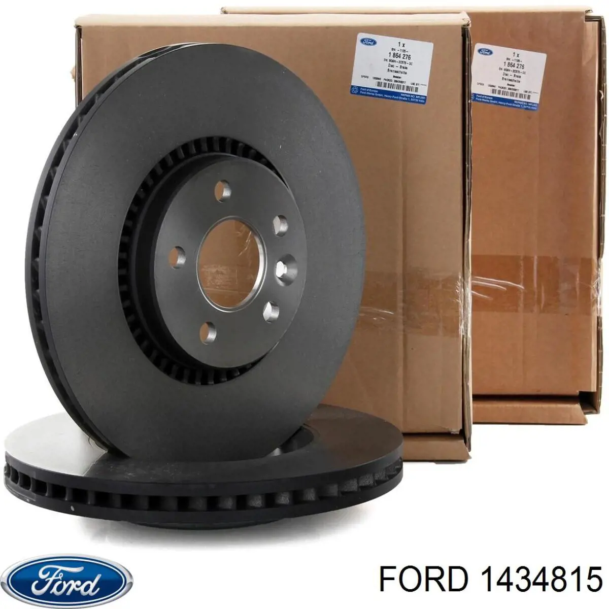 Диск переднього гальма Ford 1434815 ціна, від 75.14 USD
