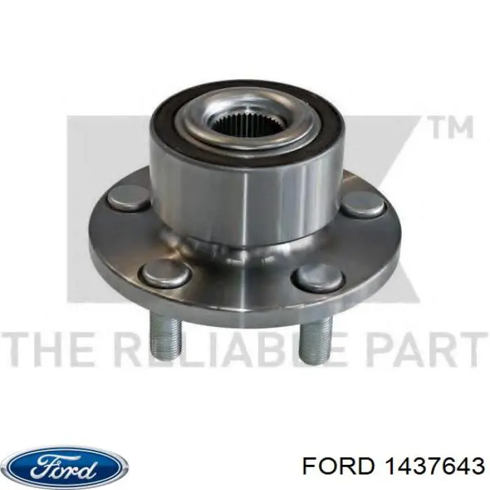 Маточина колеса передня Ford 1437643 ціна, від 70.45 USD