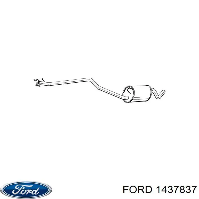 Глушник Ford 1437837 ціна, від 65.86 USD