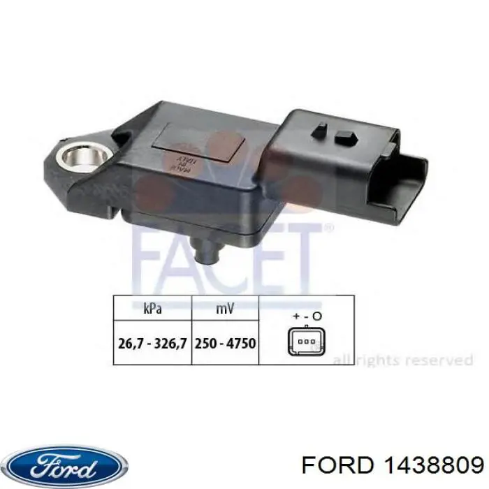 1438809 Ford датчик тиску палива