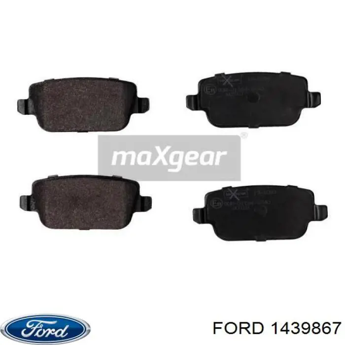 Задні гальмівні колодки Ford 1439867 ціна, від 20.60 USD