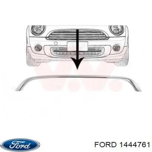 Бампер передній Ford Galaxy II CA1