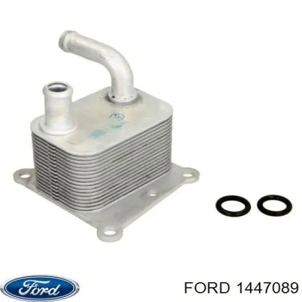 1447089 Ford радіатор масляний (холодильник, під фільтром)