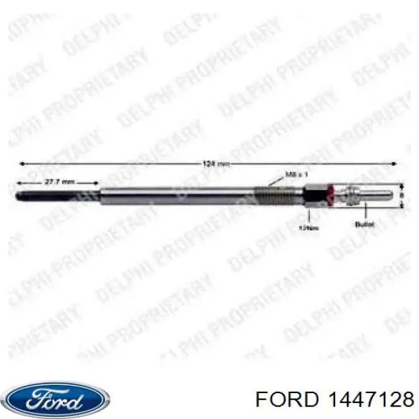 Свіча накалу Ford 1447128 ціна, від 13.01 USD