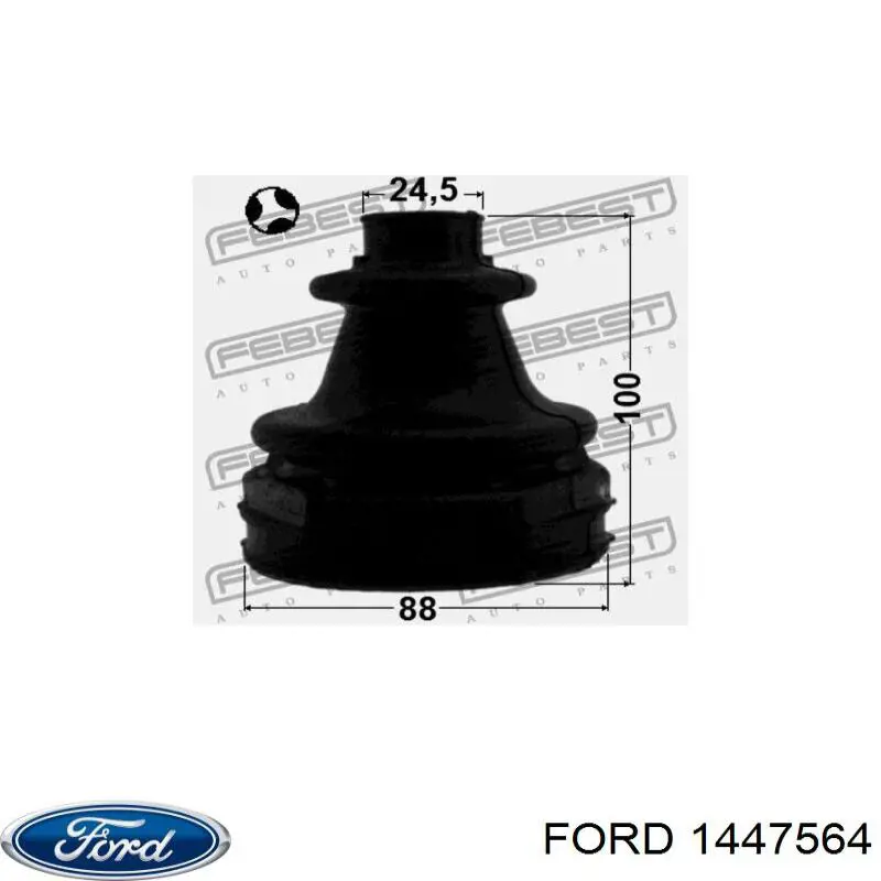 Купити 1447564 Ford Пильник шарніра кутових швидкостей внутрішній передній