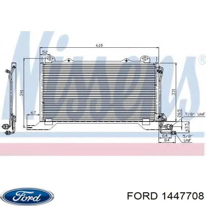 Купити 6C115D066AC Ford Супорт радіатора верхній/монтажна панель кріплення фар