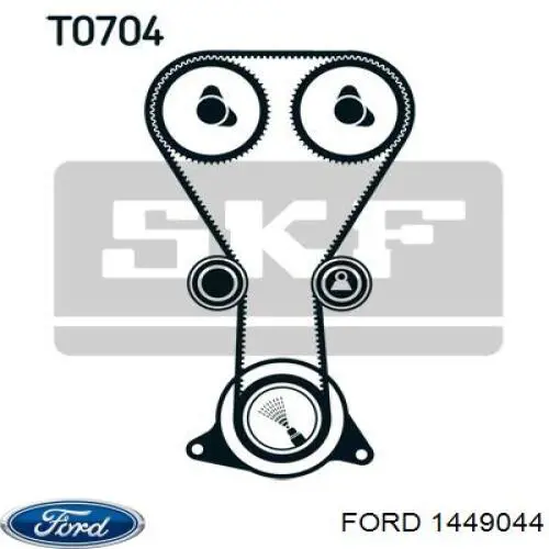 Ролик ременя ГРМ, паразитний Ford 1449044 ціна, від 11.69 USD