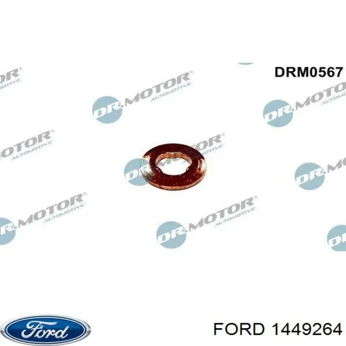Ущільнююче кільце форсунок інжектора Ford 1449264 ціна, від 4.17 USD