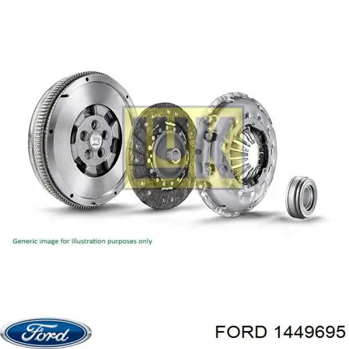1449695 Ford комплект зчеплення (3 частини)