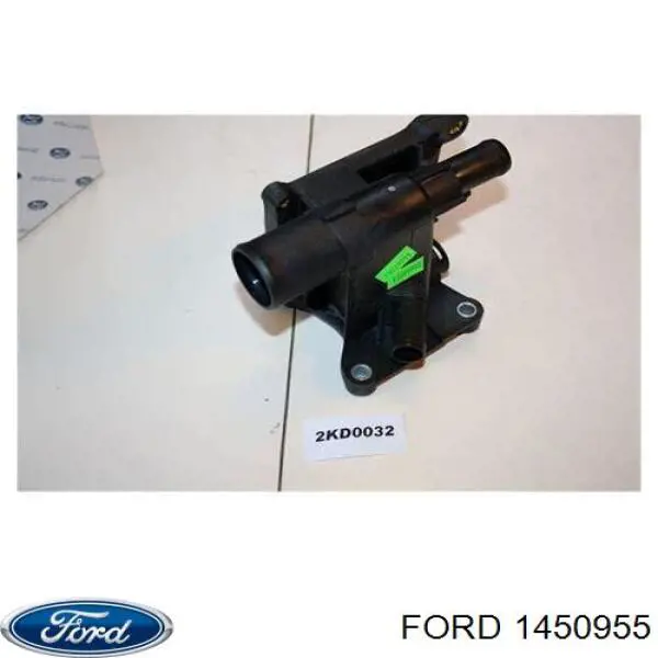 1450955 Ford фланець системи охолодження (трійник)