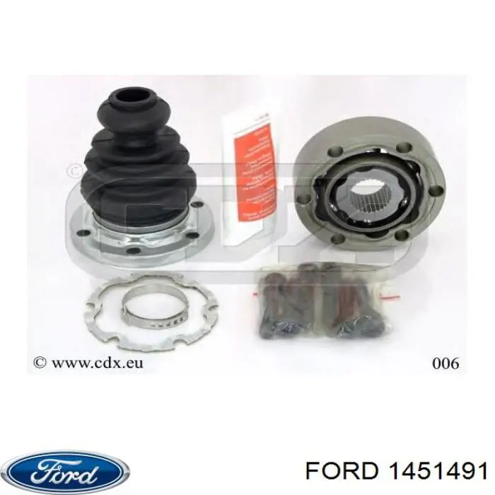 Купити 1451491 Ford Вихлопна труба