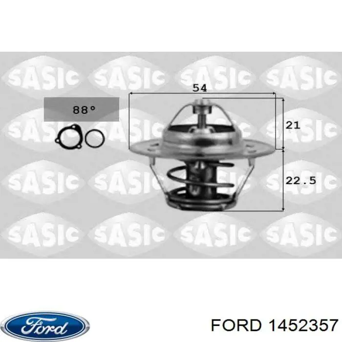 Купити 1452357 Ford Термостат в корпусі