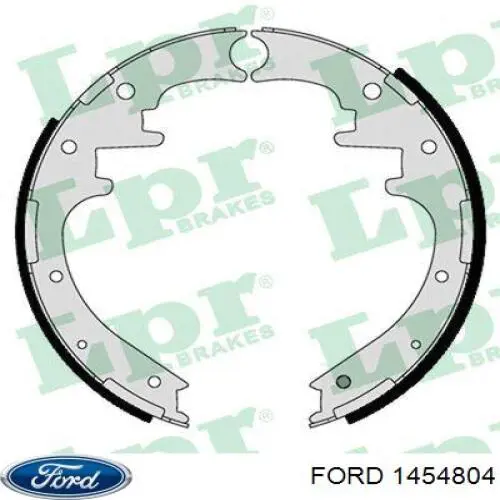 Колодки гальмові задні, барабанні 1454804 Ford