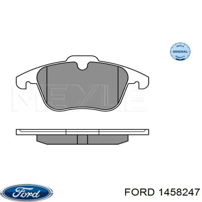 Купити 1458247 Ford Колодки гальмівні передні, дискові