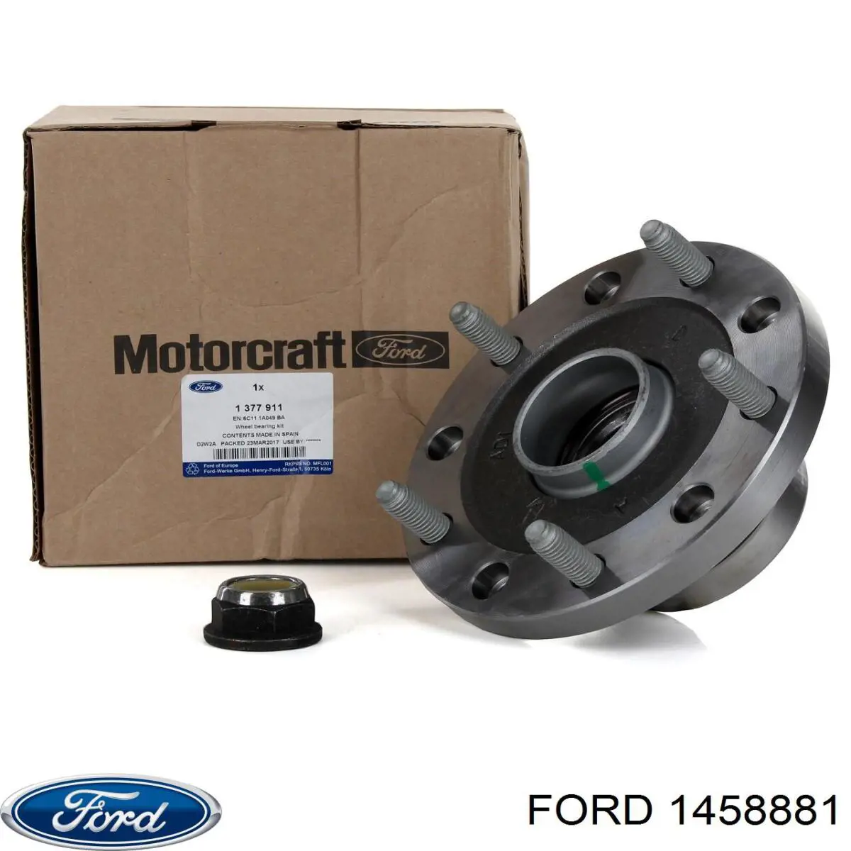 Передня маточина 1458881 Ford
