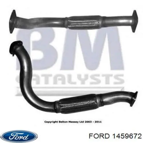 Купити 1459672 Ford Труба приймальна (штани) глушника, передня