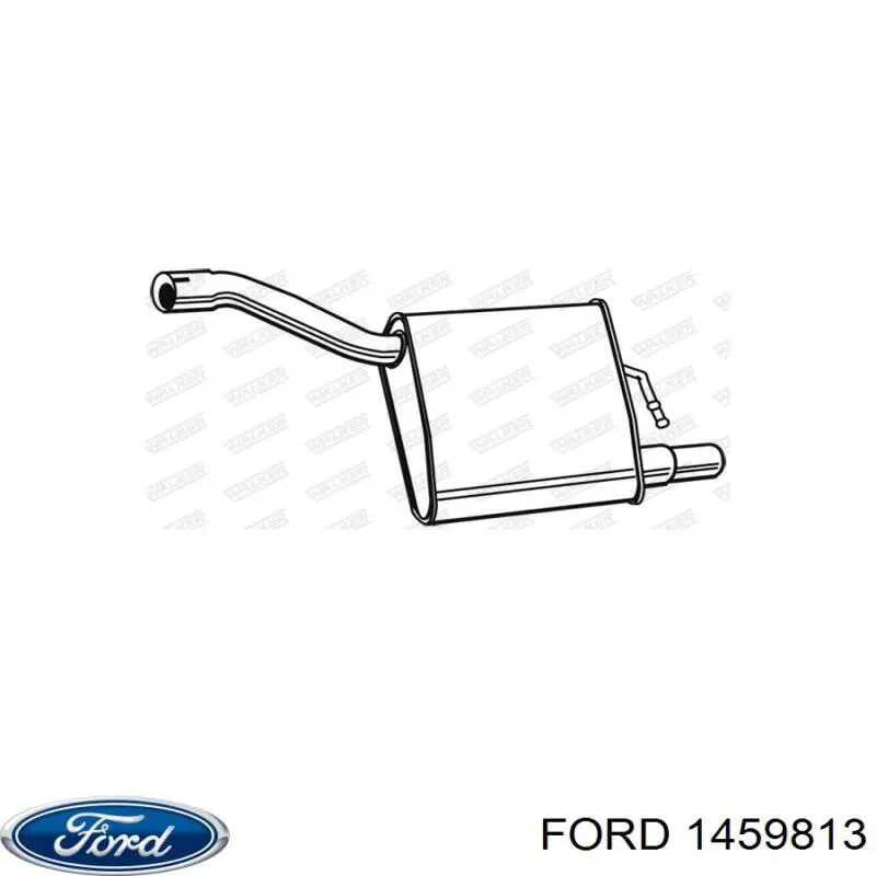 Купити 1068019 Ford Вихлоп