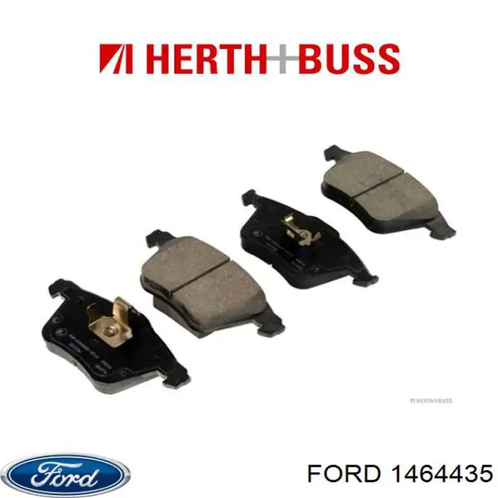 Передні тормозні колодки 1464435 Ford