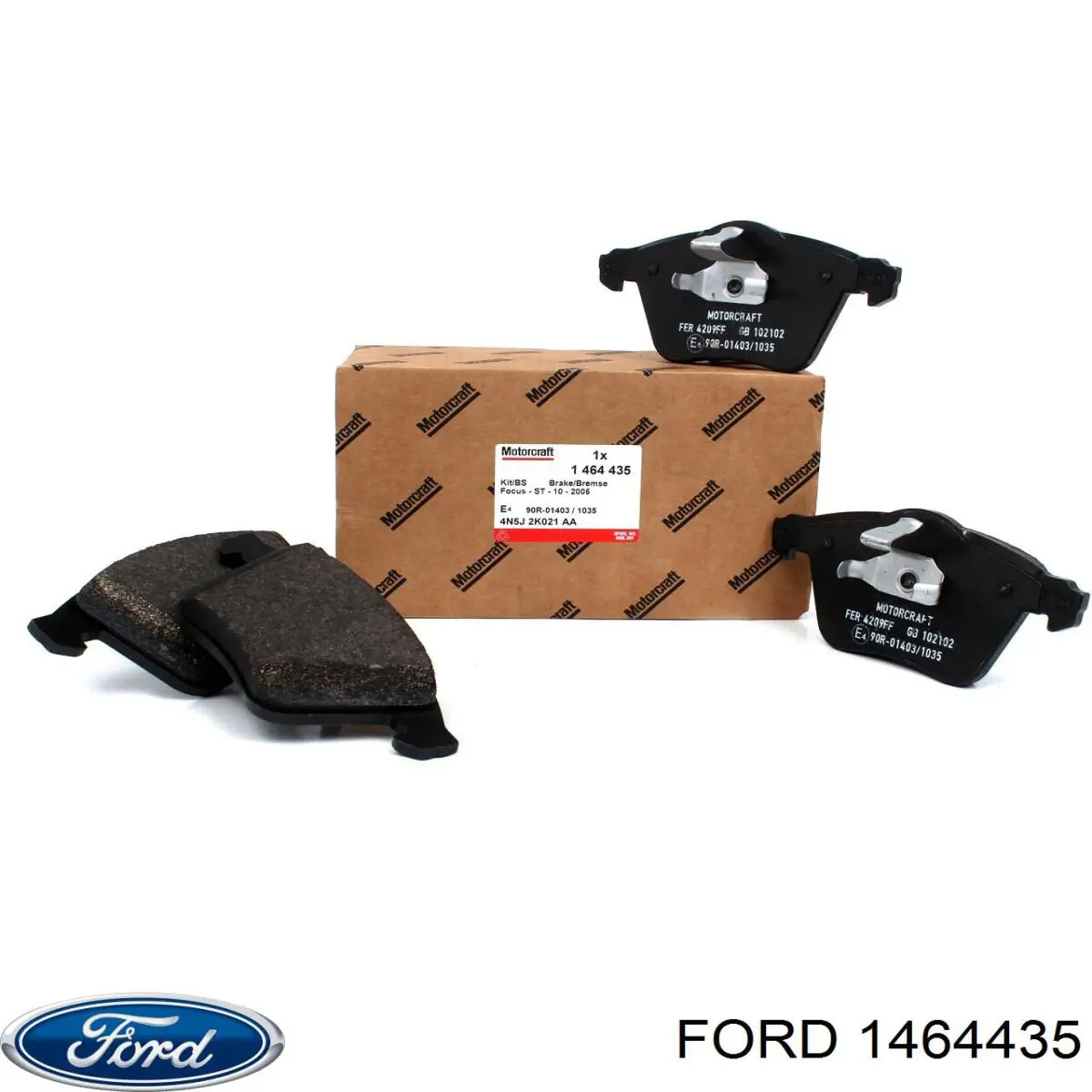 1464435 Ford колодки гальмівні передні, дискові