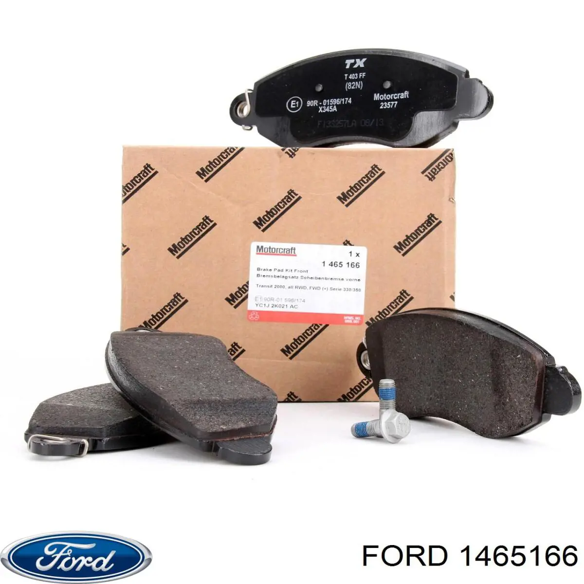 1465166 Ford колодки гальмівні передні, дискові