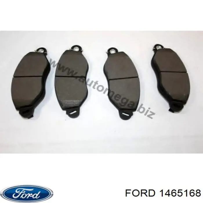 1465168 Ford колодки гальмівні передні, дискові