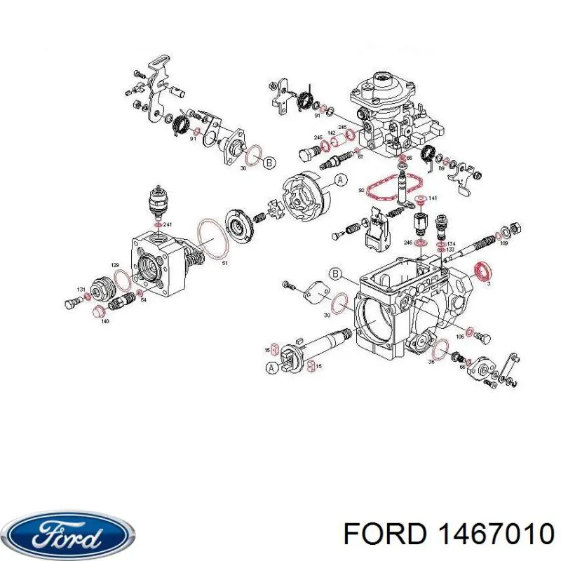 Дифузор радіатора охолодження, в зборі з двигуном і крильчаткою Ford 1467010 ціна, від 164.46 USD