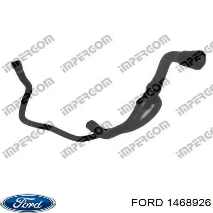 Купити 1468926 Ford Шланг/патрубок радіатора охолодження, верхній