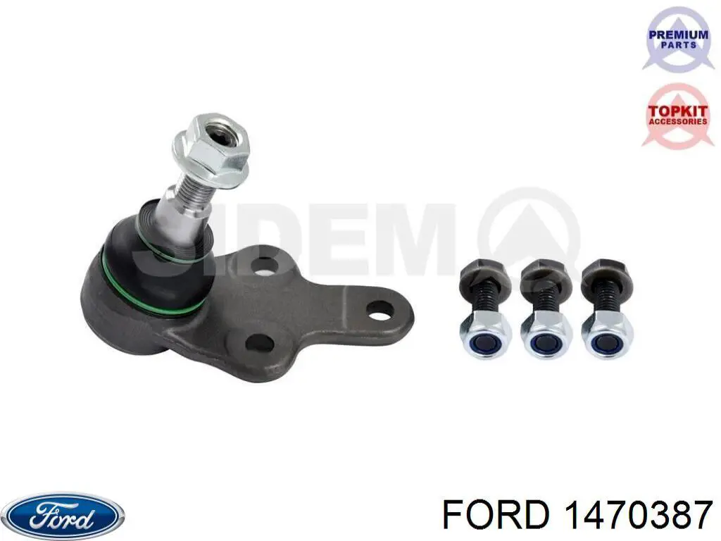 Кульова опора, нижня 1470387 Ford