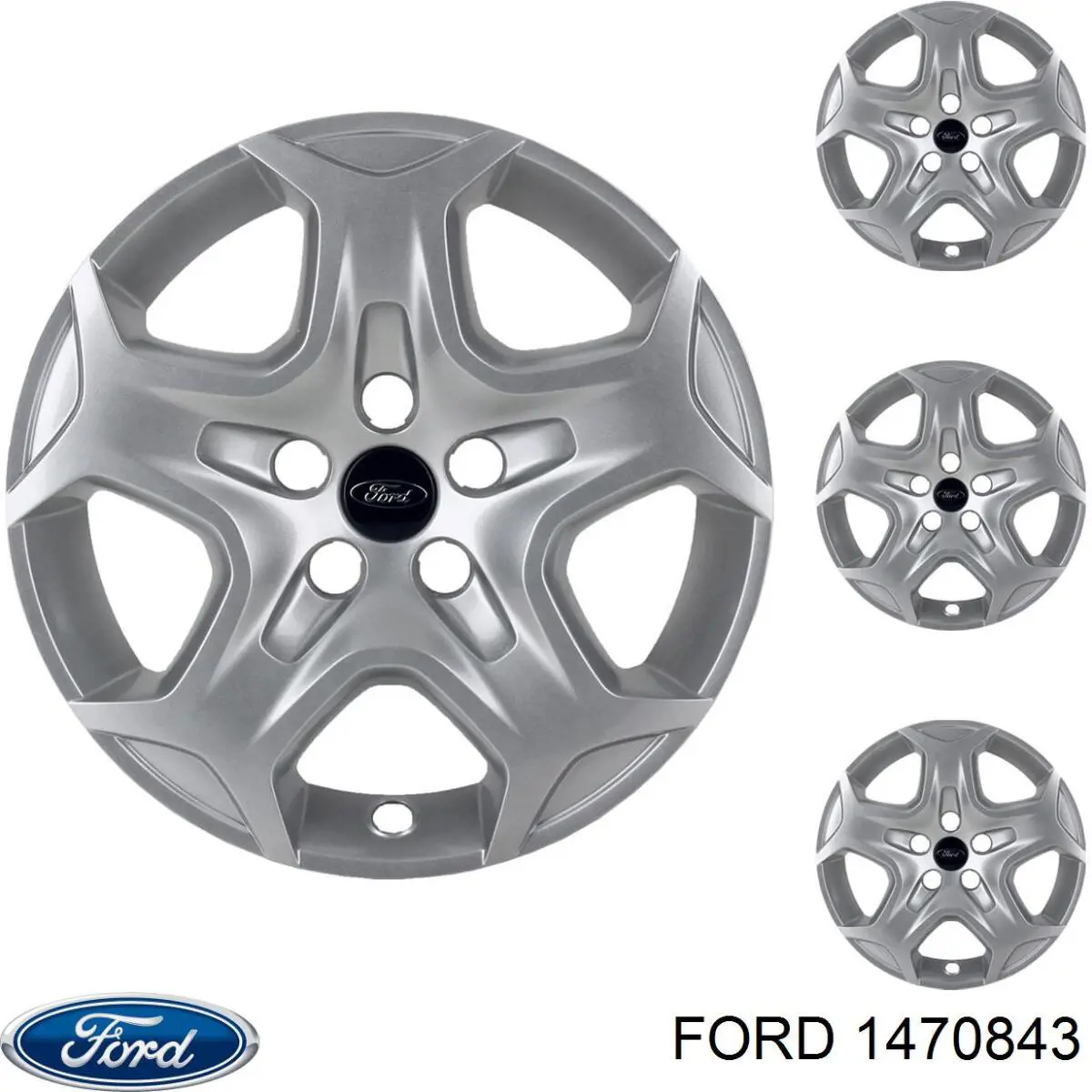 1470843 Ford Гайка колеса