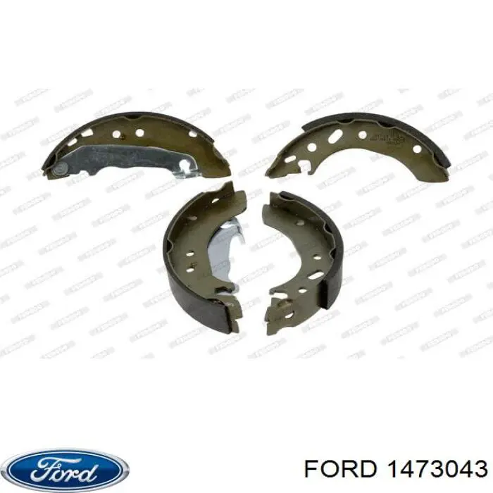 Купити 1473043 Ford Колодки гальмові задні, барабанні