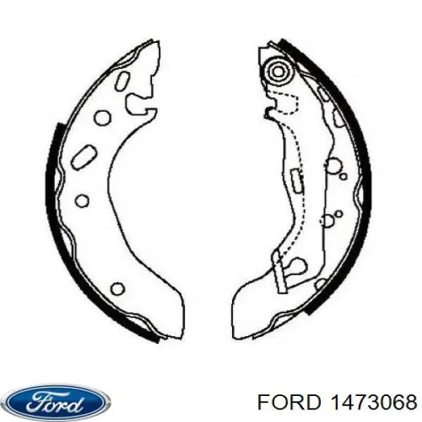 Купити 1473068 Ford Колодки гальмові задні, барабанні