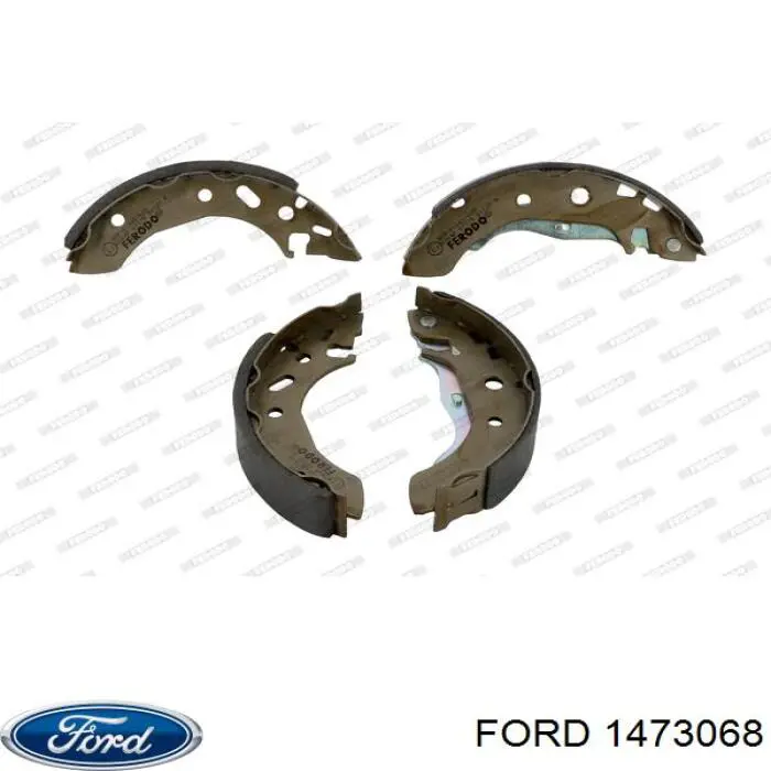 Колодки гальмові задні, барабанні 1473068 Ford