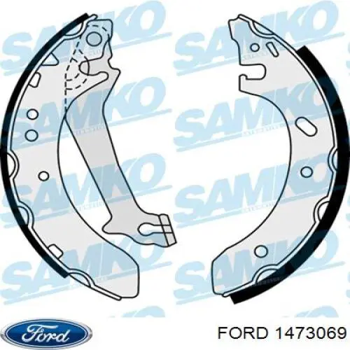 Колодки гальмові задні, барабанні Ford 1473069 ціна, від 24.28 USD