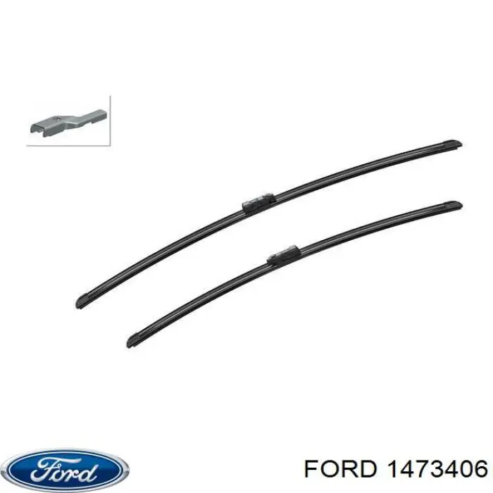 Щітка-двірник лобового скла, комплект з 2-х шт. Ford 1473406 ціна, від 31.33 USD
