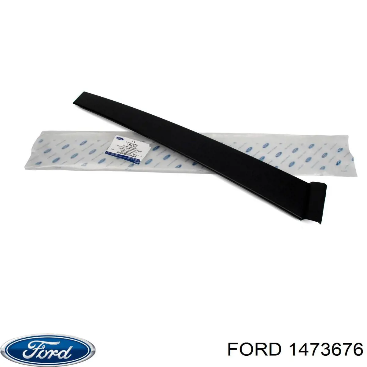 1473676 Ford накладка задньої двері, лівої, вертикальна