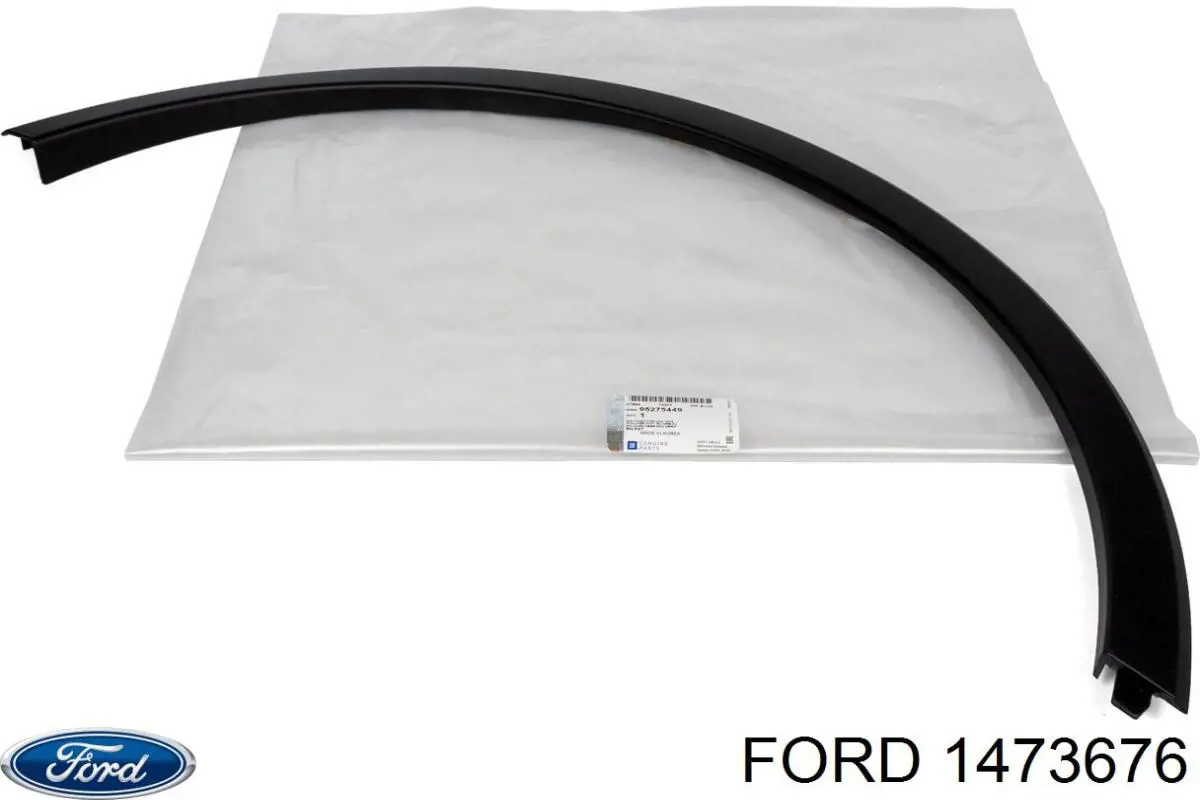 Накладка задньої двері, лівої, вертикальна 1473676 Ford
