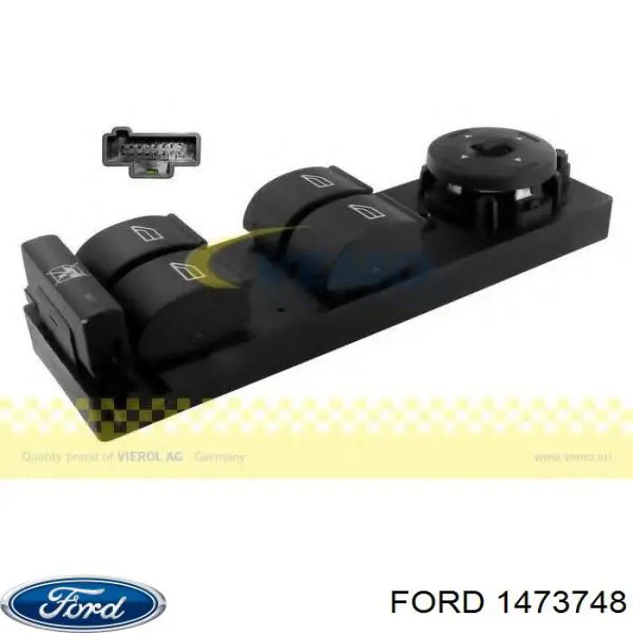 1473748 Ford кнопковий блок керування склопідіймачами передній лівий