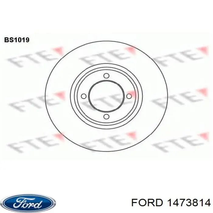 Комплект зчеплення (3 частини) Ford 1473814 ціна, від 147.67 USD