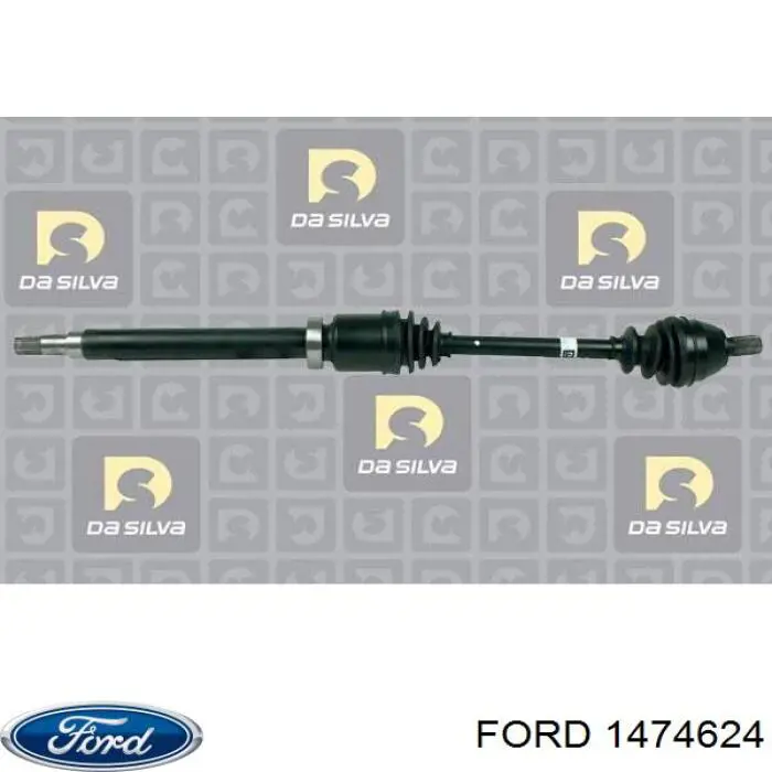 Піввісь права 1302514 Ford