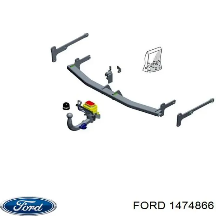 Заглушка протитуманки передньої правої Ford 1474862 ціна, від 41.56 USD