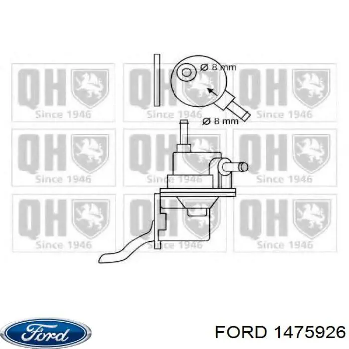 Паливний насос, механічний Ford 1475926 ціна, від 33.19 USD