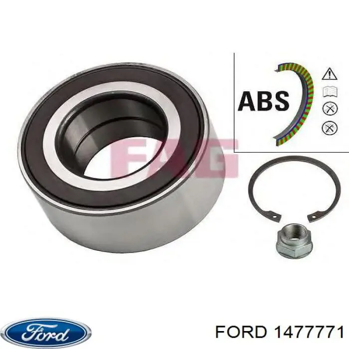 Купити 1477771 Ford Супорт гальмівний передній лівий