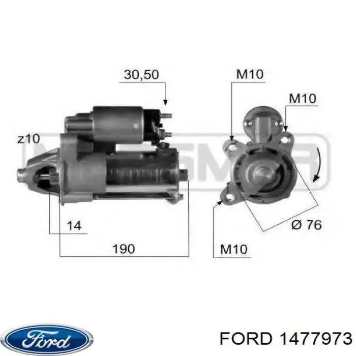 1477973 Ford стартер