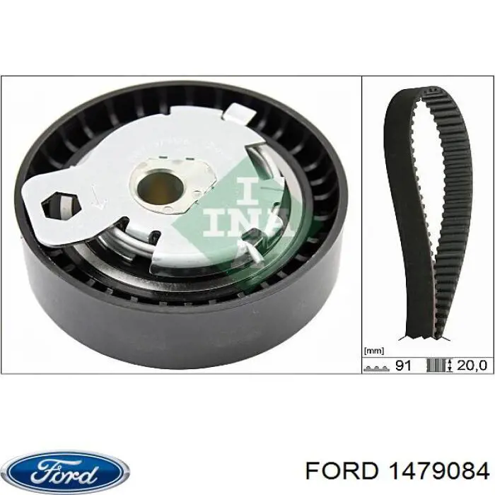 Ролик натяжителя ременя газорозподілу Ford 1479084 ціна, від 19.54 USD